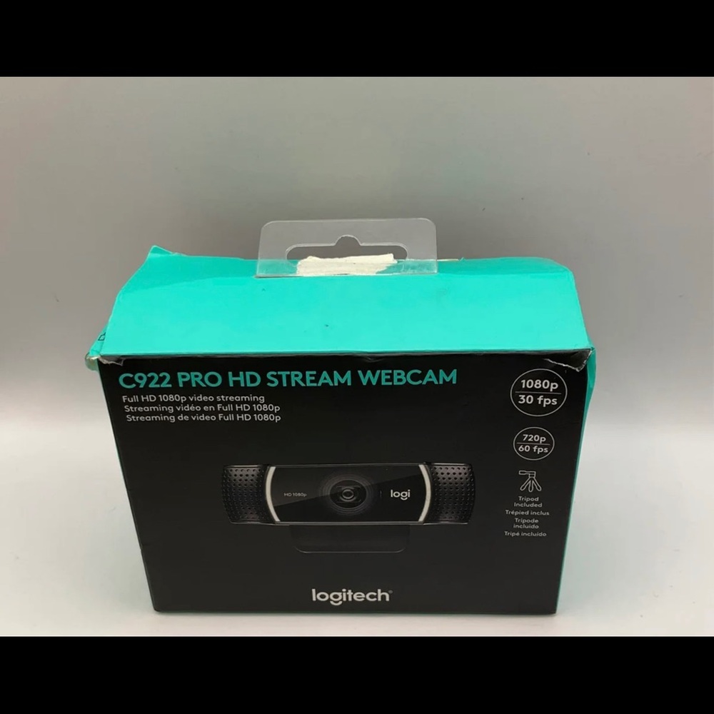NEW LOGITECH C922 PRO HD STREAM WEBCAM FULL HD 1080P VIDEO STREAMING 960-001087